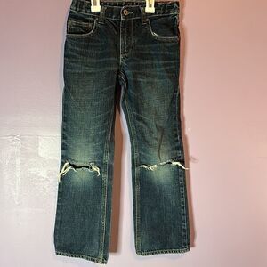 GAP 1969 Distressed Blue Jeans Size 10R Boot Cut Kid’s Denim Pants